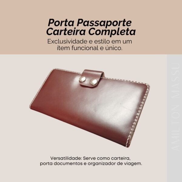 Porta Passaporte Carteira Completa