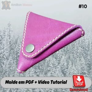 Porta Moedas Triângulo #10 Molde em pdf