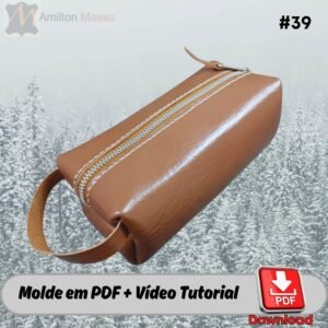 Estojo Tijolinho #39 Molde em PDF