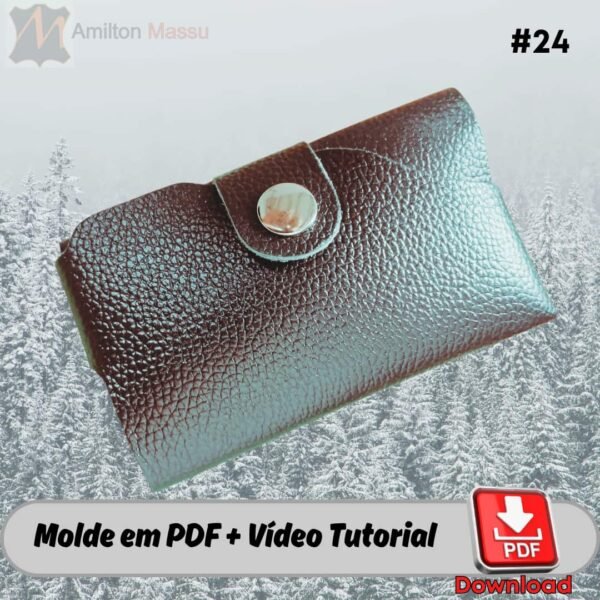 Porta Notas/Cartões 3B #24 - Moldes em PDF