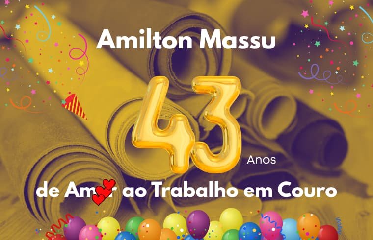 43 anos Amilton Massu - de trabalho com muito amor